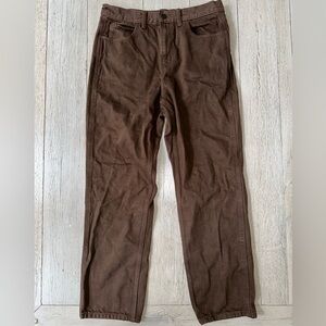 Uniqlo Men's Corduroy Pants in Rich Brown